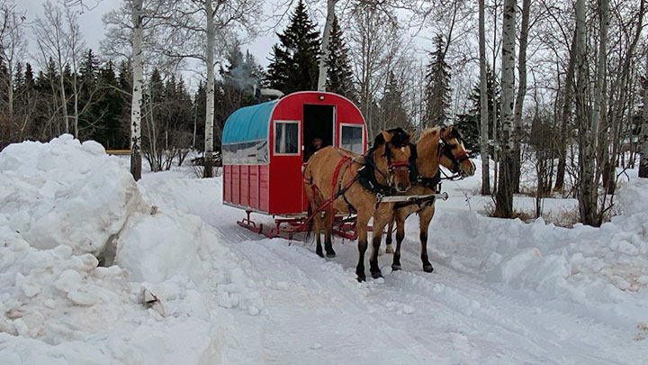 Wagons, Horses and Riders