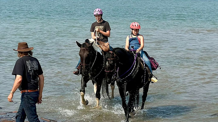 Wagons, Horses and Riders