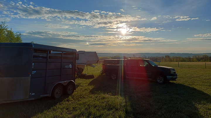 Wagons, Horses and Riders